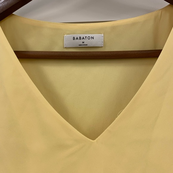 Aritzia crop yellow blouse, size M. - Picture 2 of 2